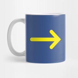 Buen Camino de Santiago Yellow Arrow Mug